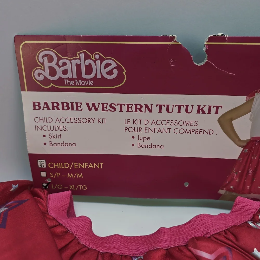 Barbie Western Tutu Kit with Stars Halloween Costume Girls
